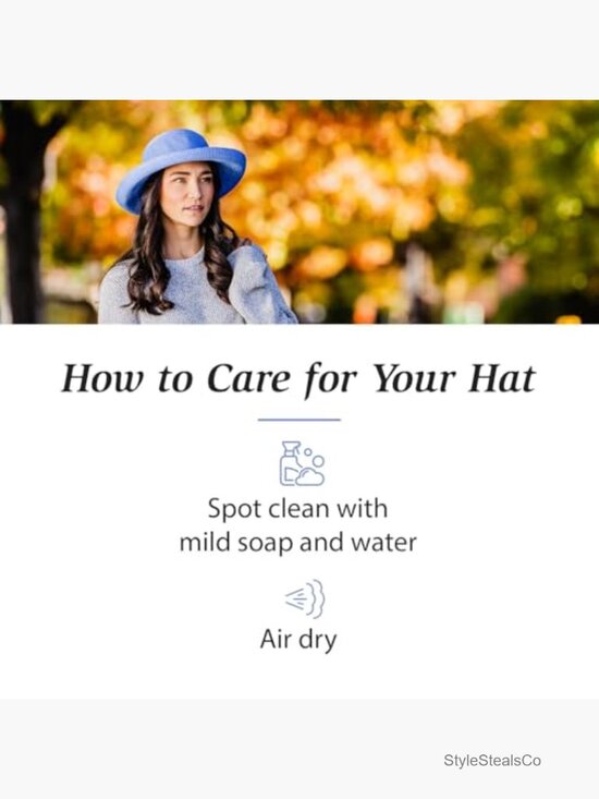 Wide Brim Sun Hat UPF 50+ Adjustable Packable Straw
